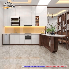 Mẫu Tủ Bếp Laminate Đẹp