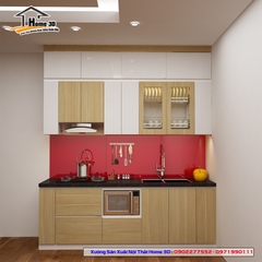 Mẫu Tủ Bếp Laminate Đẹp