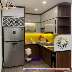 Tủ bếp Thùng Gỗ Nhựa - Cánh Melamine (NPM02)