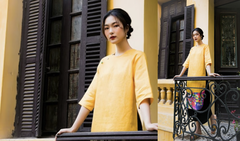 4 ý tưởng với áo dài linen mang đến phong cách duyên dáng và lãng mạn
