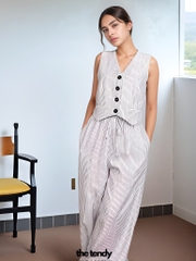Áo gile linen Lauryn