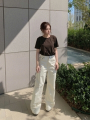 Áo thun Casey tay ngắn, nhiều màu, form vừa, chất cotton 100%