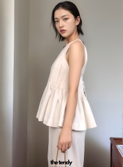 Áo yếm linen dây buộc sau lưng lena