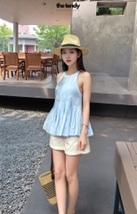 Áo yếm linen dây buộc sau lưng lena