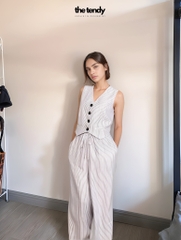 Áo gile linen Lauryn