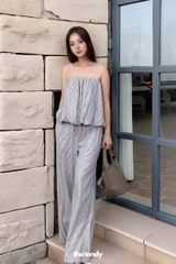 Áo 2 dây dáng bubble Lauryn, chất linen premium