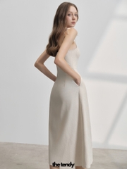 Đầm linen MERVIN, đầm hai dây cúp ngực quyến rũ