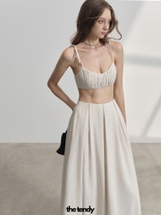 Chân váy bubble linen LÉNA