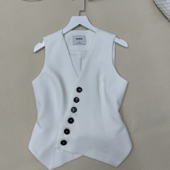 Áo Gile cách điệu XENIA vạt chéo phía trước