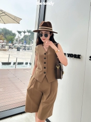 Quần lửng Symphony chất trượt Hàn, phối đồ cá tính