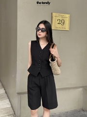 Quần lửng Symphony chất trượt Hàn, phối đồ cá tính