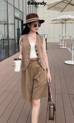 Quần lửng Symphony chất trượt Hàn, phối đồ cá tính