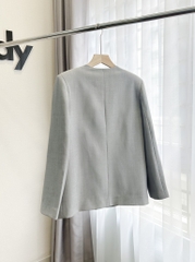 Áo blazer dài tay GILLIAN màu xám