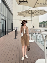 Quần lửng Symphony chất trượt Hàn, phối đồ cá tính