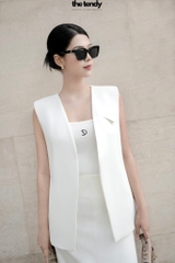 Áo gile Kelsey, chất chéo nhật cao cấp, trendy