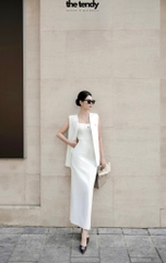 Áo gile Kelsey, chất chéo nhật cao cấp, trendy