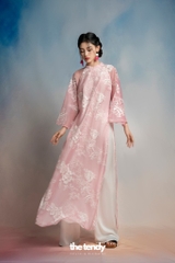 Quần áo dài lụa trơn