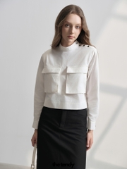 Chân váy VANESSA dáng dài, vintage, phom dáng basic, style Hàn, 2 màu xám/đen