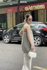 Quần Le Lys Linen Premium, dáng suông 2 màu Trắng/Đen
