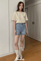 Áo thun Casey tay ngắn, nhiều màu, form vừa, chất cotton 100%