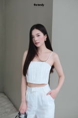 Áo 2 dây linen dáng Coptop Muguet