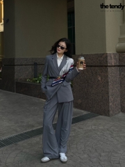 Áo blazer nữ Amanda, chiết eo nhẹ phong cách trẻ trung dễ phối đồ