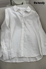 Áo linen Camélia, basic, thanh lịch, chuẩn phom