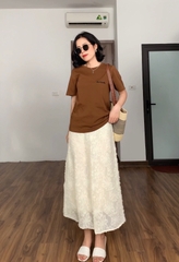 Áo thun Casey tay ngắn, nhiều màu, form vừa, chất cotton 100%