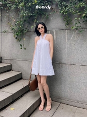 Áo linen (có thể mặc như váy) La Jacinthe 3 màu: Đen, Trắng, Muối tiêu
