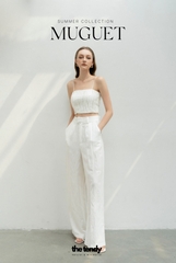 Áo 2 dây linen dáng Coptop Muguet