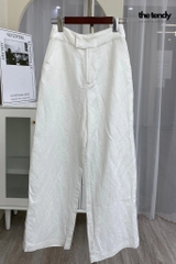 Quần Le Lys Linen Premium, dáng suông 2 màu Trắng/Đen