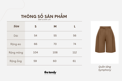 Quần lửng Symphony chất trượt Hàn, phối đồ cá tính