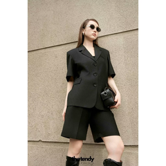 Quần lửng ARLEY, 2 màu đen/ghi, phom chuẩn