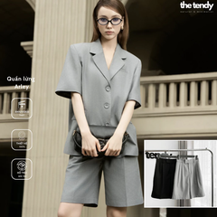 Quần lửng ARLEY, 2 màu đen/ghi, phom chuẩn
