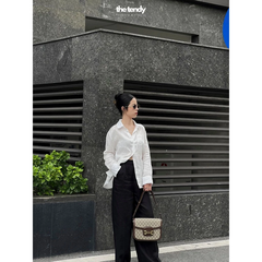 Áo linen Camélia, basic, thanh lịch, chuẩn phom