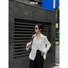 Áo linen Camélia, basic, thanh lịch, chuẩn phom