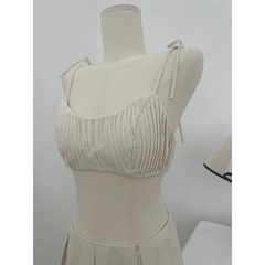 Áo bra linen LÉNA buộc dây, gợi cảm