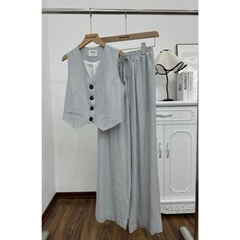 Áo gile linen Lauryn