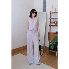 Áo gile linen Lauryn