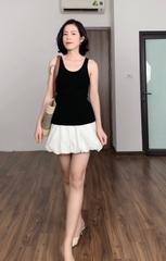 Áo thun ba lỗ MIRABELLA, chất thun gân co giãn nhiều màu