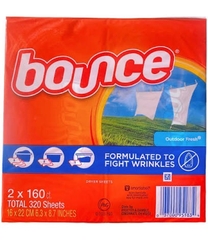 Giấy Thơm Quần Áo Bounce 320 tờ (Lốc)