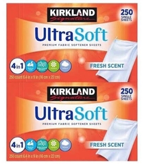 Giấy Thơm Quần Áo Kirkland Ultra Soft 250 Tờ x 2 (Lốc)