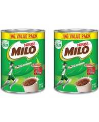 Sữa Bột Nestle MILO Úc Value Pack Dạng Lon 1kg (Hộp)