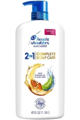 Dầu Gội Xả Head & Shoulders Hạnh Nhân Nha Đam 2in1 Complete Scalp Care with Almond Oil & Aloe Vera 1,18 Lít (Chai)