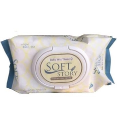 Khăn Ướt Baby Wet Tissue Soft Story Hàn Quốc 100 Tờ (Bịch)