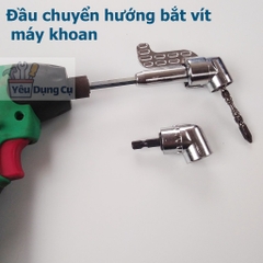 Đầu chuyển hướng bắt vít chân lục giác dùng cho máy khoan bắn vít