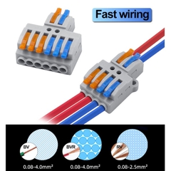 Cút nối dây điện nhanh Kẹp giắc KV212 KV214 KV111 2
