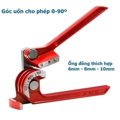 Vam uốn ống đồng điều hòa 6, 8, 10 mm CT369A.