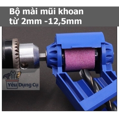 Dụng cụ mài mũi khoan - cữ mài mũi khoan 2 ly -13 ly lắp vào máy khoan vặn vít