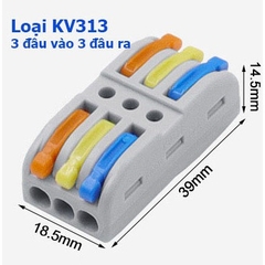 Cút nối dây điện nhanh Kẹp giắc KV212 KV214 KV111 2